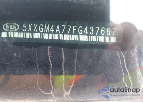 2015 Kia Optima Lx из США, поврежденный, VIN 5XXGM4A77FG437667